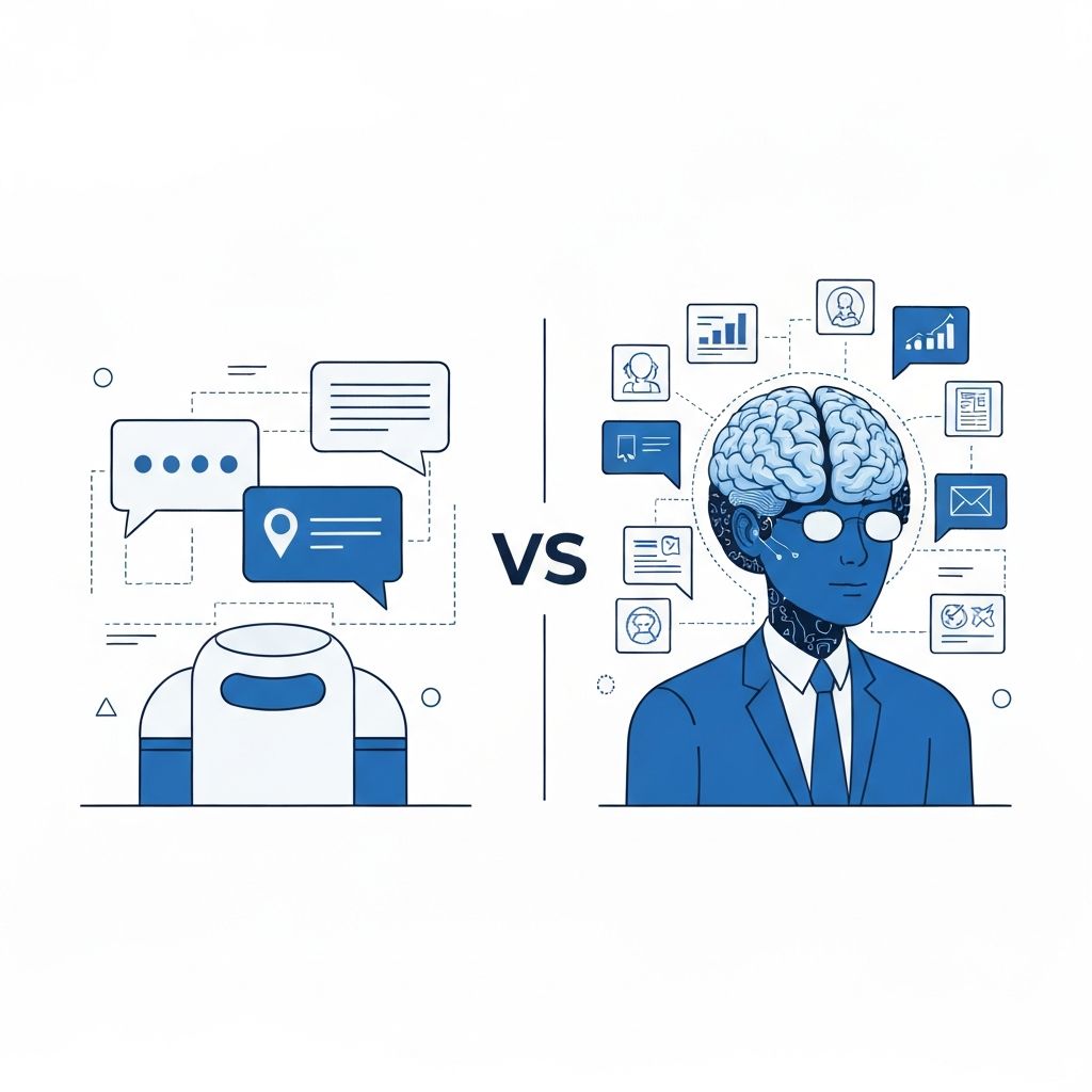 Traditional Chatbot vs AI Employee